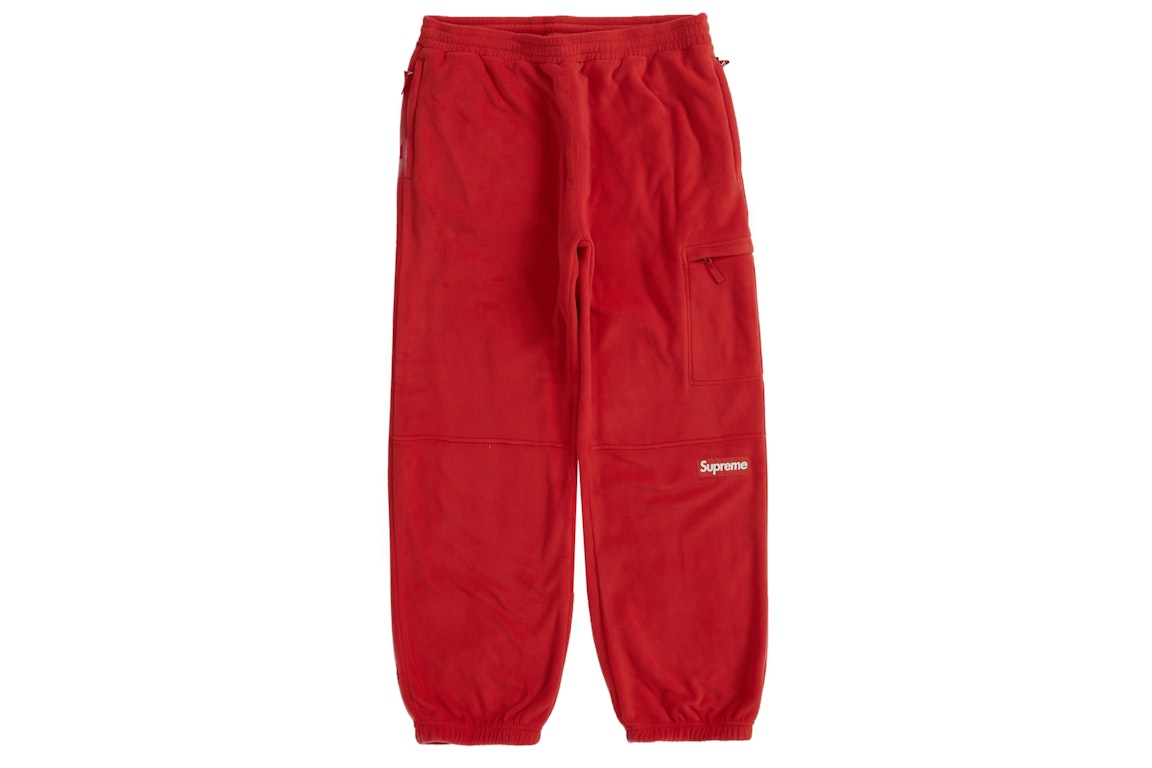 Pre-owned Supreme Polartec Pant (fw22) Red