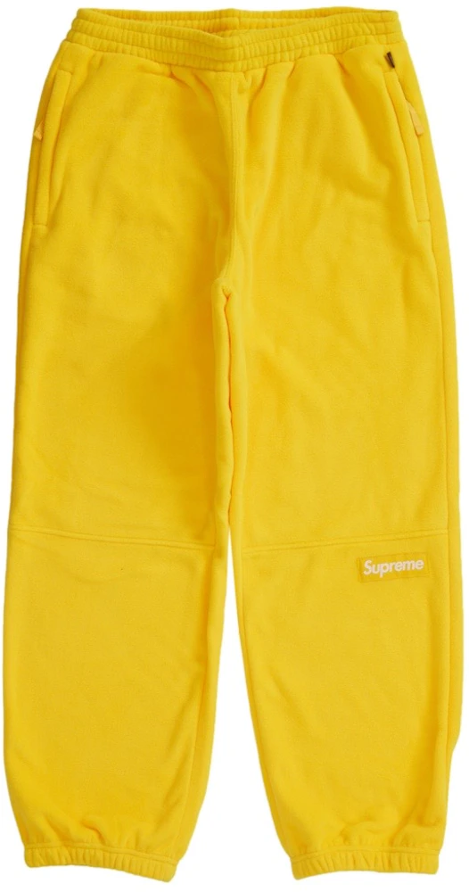 Supreme Polartec Pant (FW23) Yellow Men's - FW23 - US