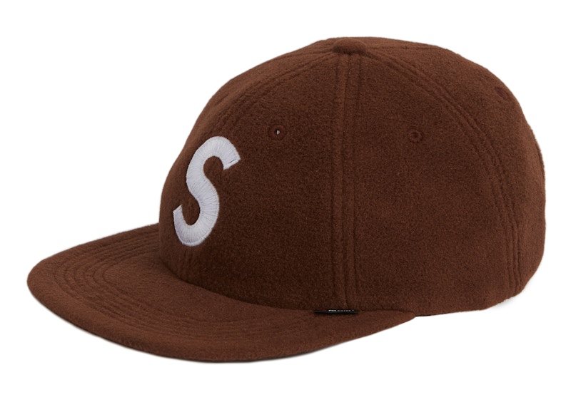 Supreme Polartec S Logo 6-Panel Brown - FW18 - CN