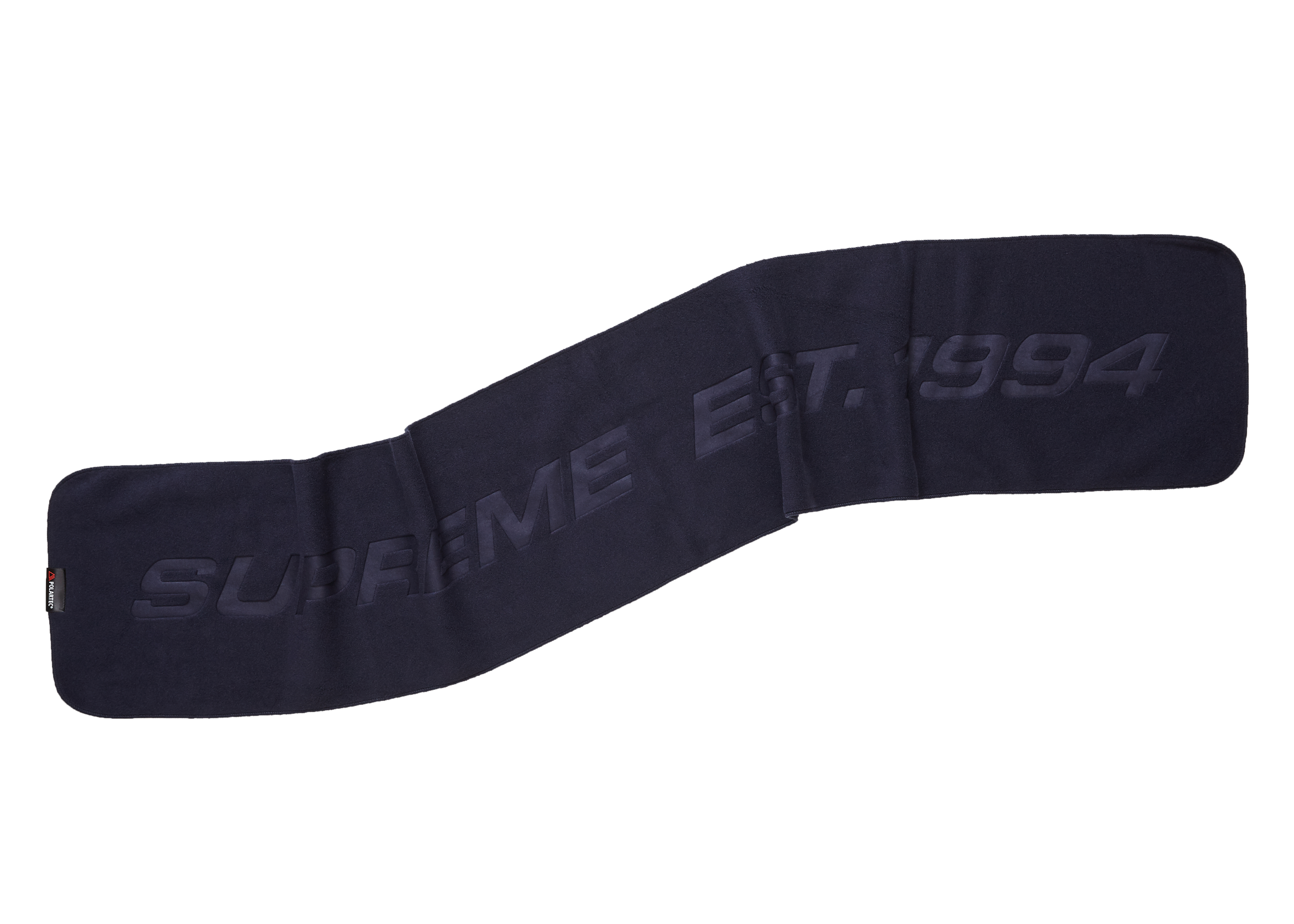 Supreme Polartec Scarf Black - FW18 - US