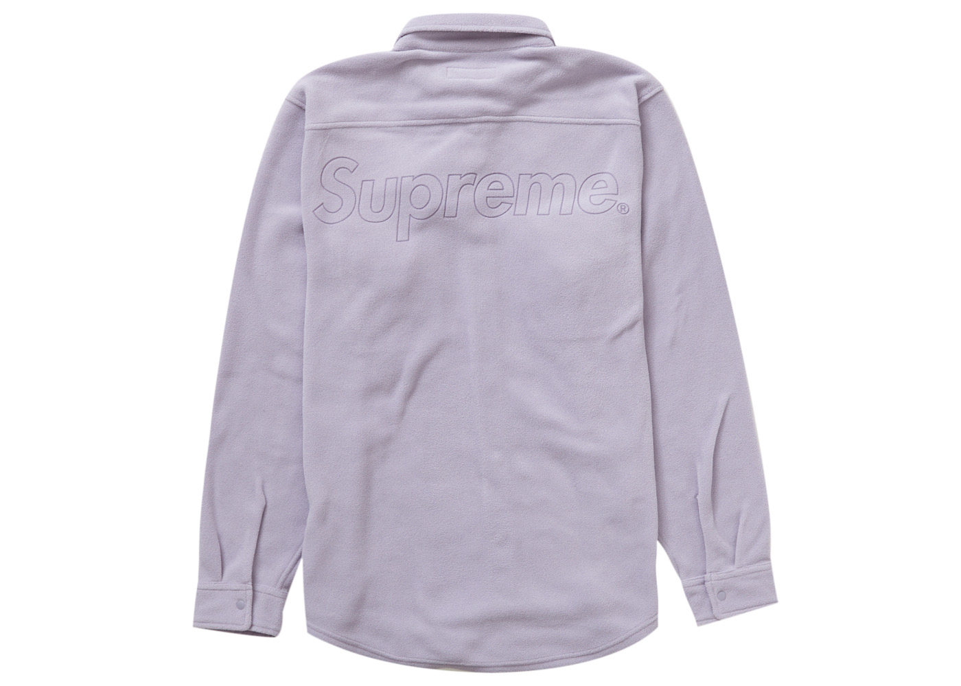 Supreme Polartec Shirt (FW23) Lilac Men's - FW23 - US