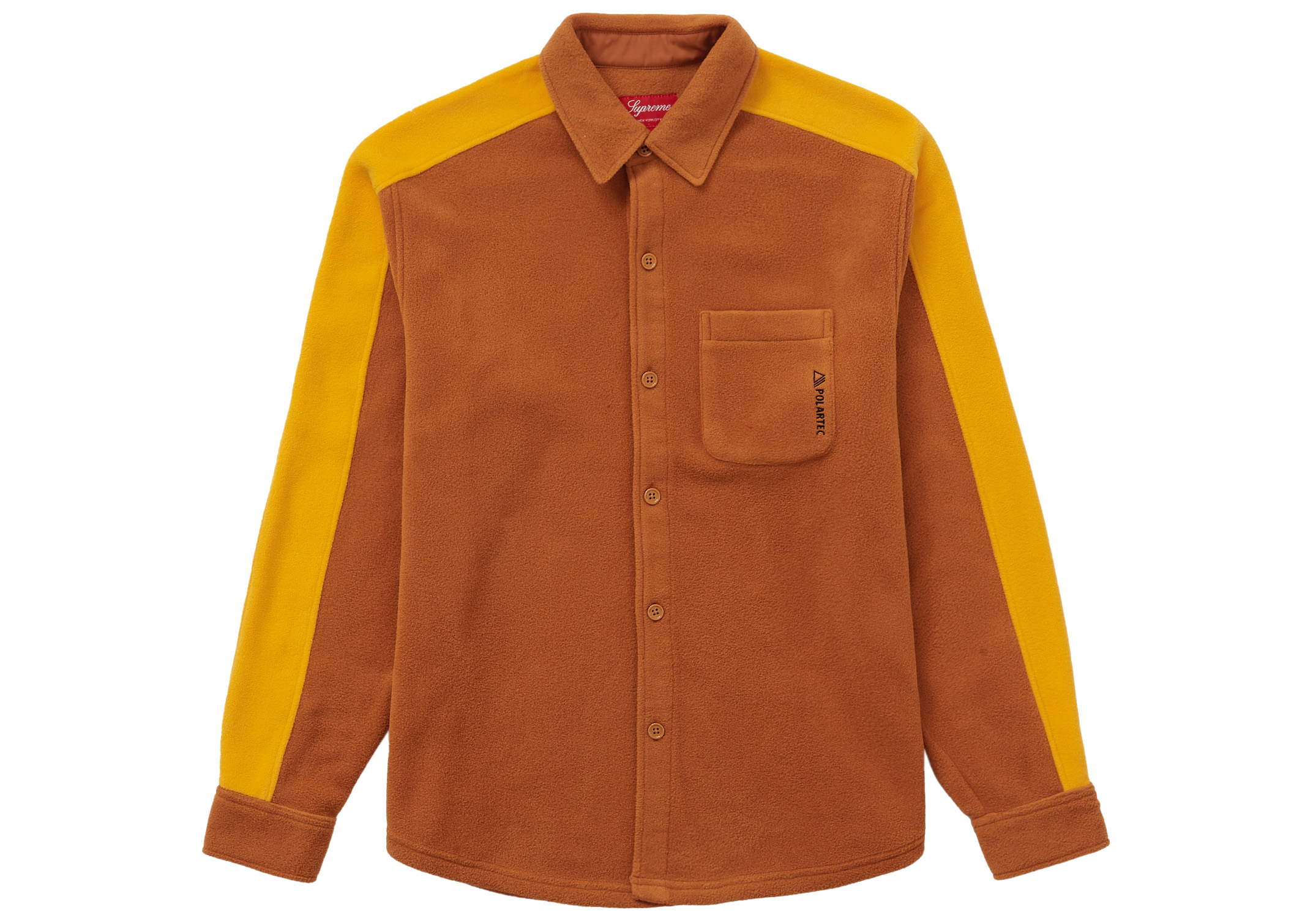 Supreme Polartec Shirt Rust Men's - FW21 - GB