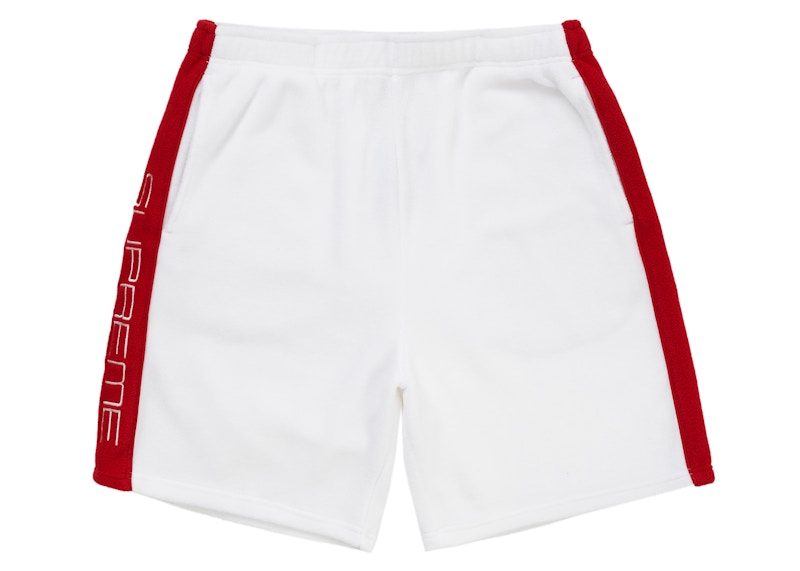 white supreme shorts