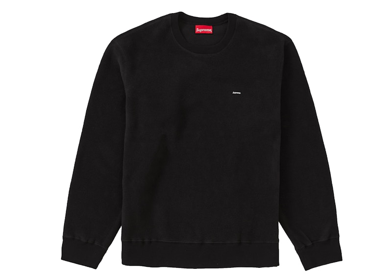 Supreme Polartec Small Box Crewneck Black Men's - FW18 - US