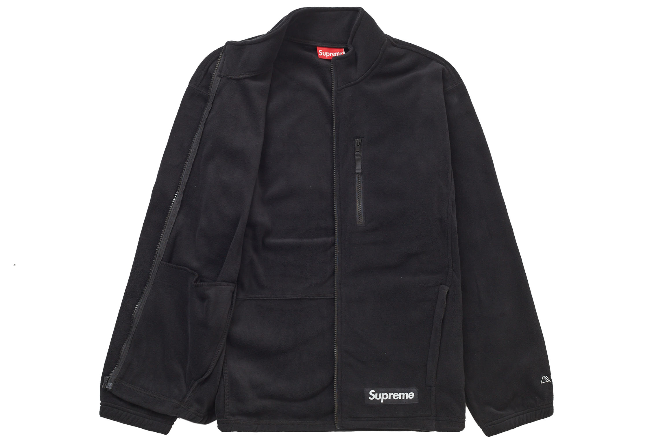 Supreme Polartec Zip Jacket Black Men's - FW22 - US