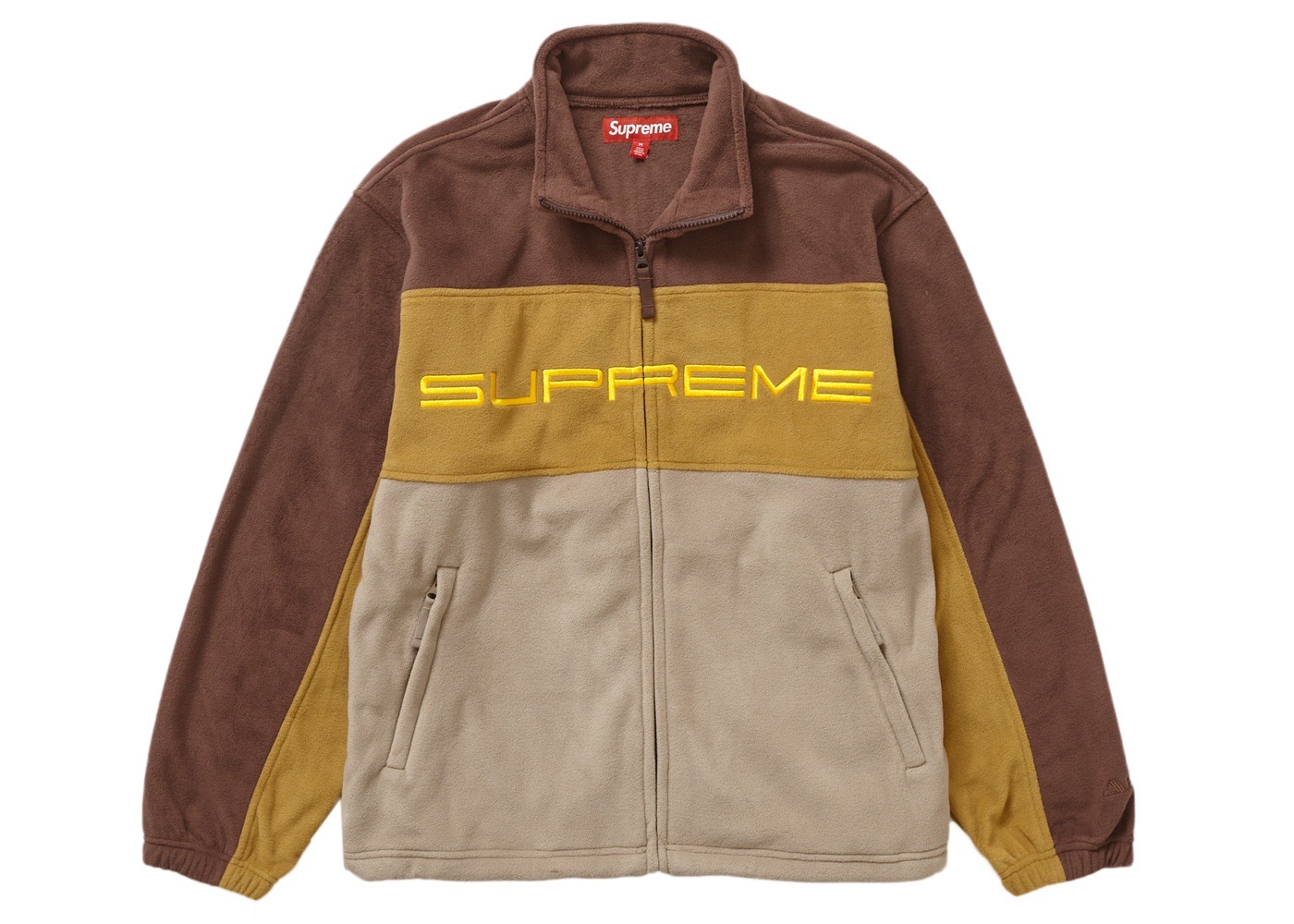 Supreme Polartec Zip Jacket (FW23) Brown Men's - FW23 - US