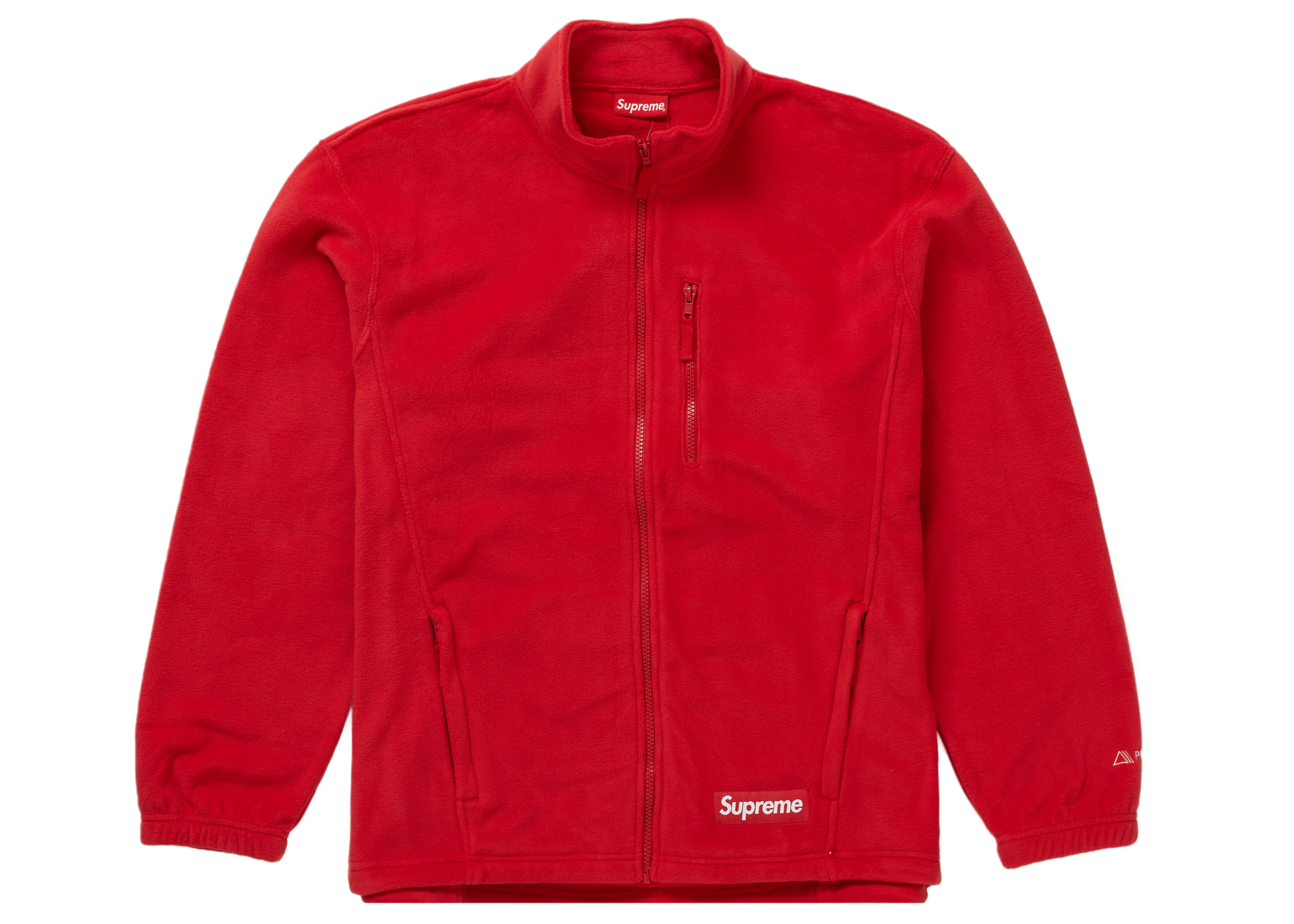 Supreme Polartec Zip Jacket Red Men's - FW22 - US