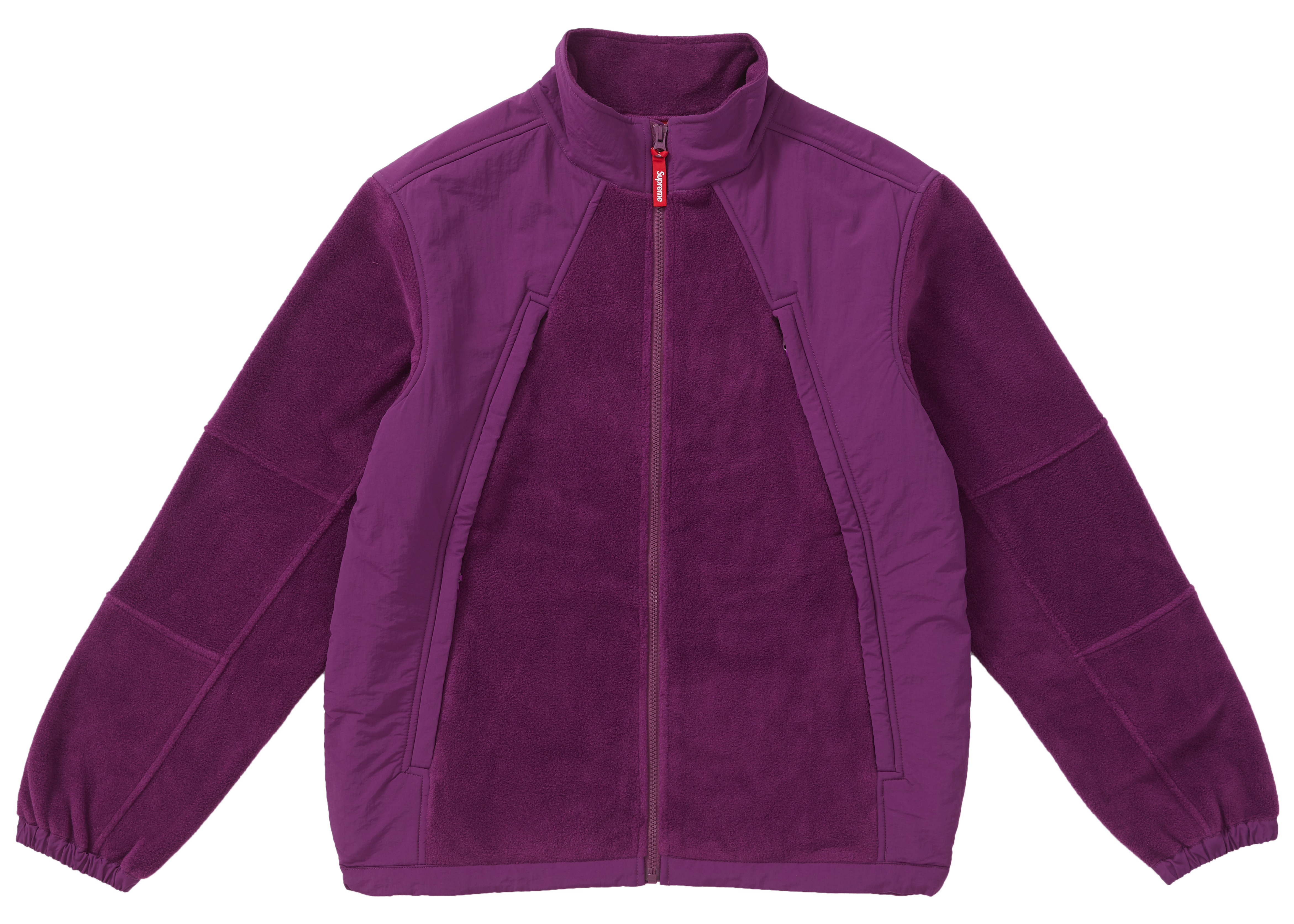 Supreme Polartec Zip Up Jacket Purple