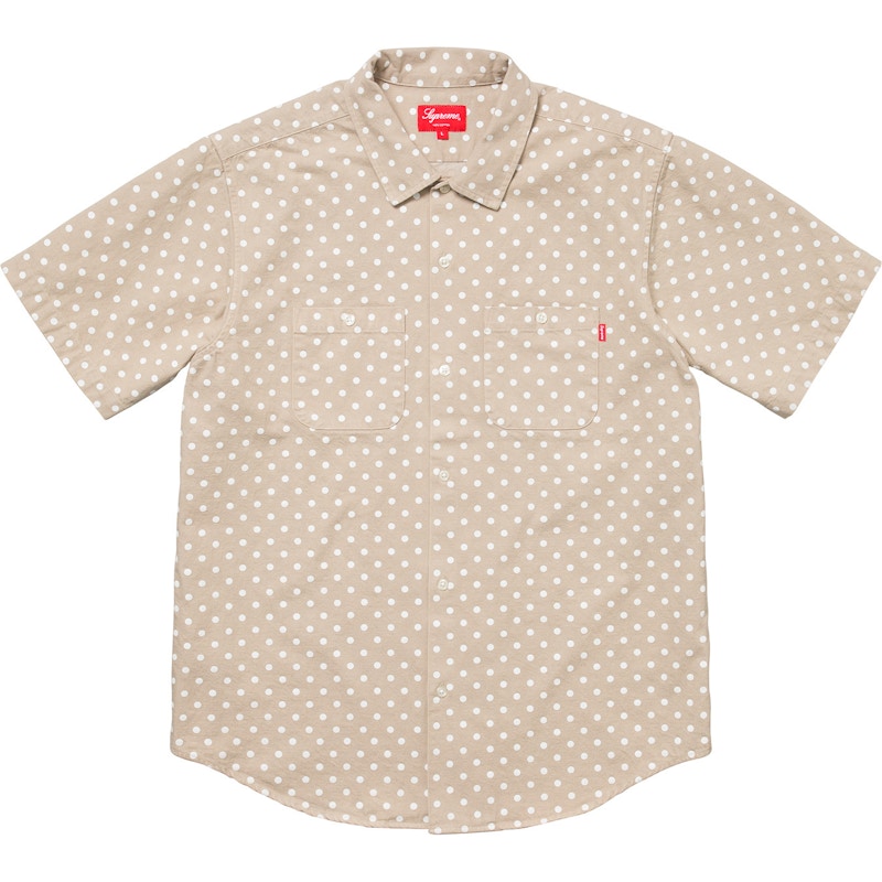 Supreme Polka Dot Denim Shirt Light Blue Men's - SS18 - US