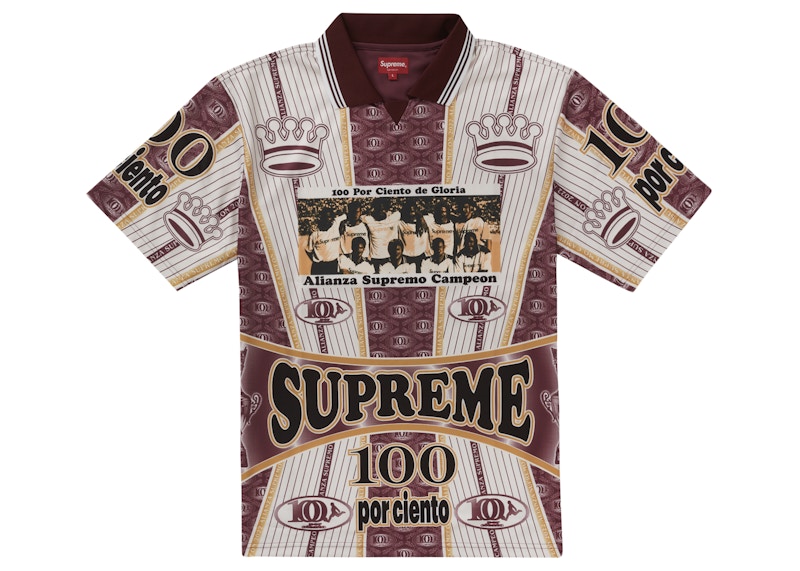 Supreme Checker Soccer Jersey Black Men's - SS16 - US