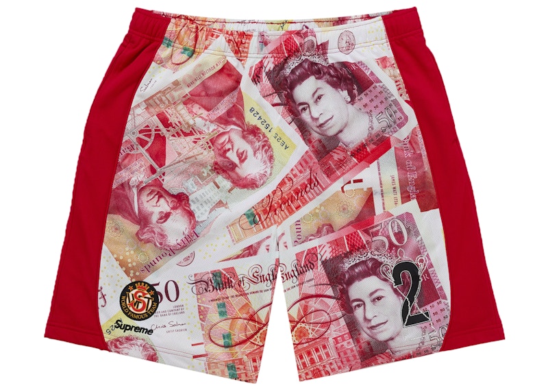 Supreme Pounds Soccer Short Red メンズ - FW25 - JP