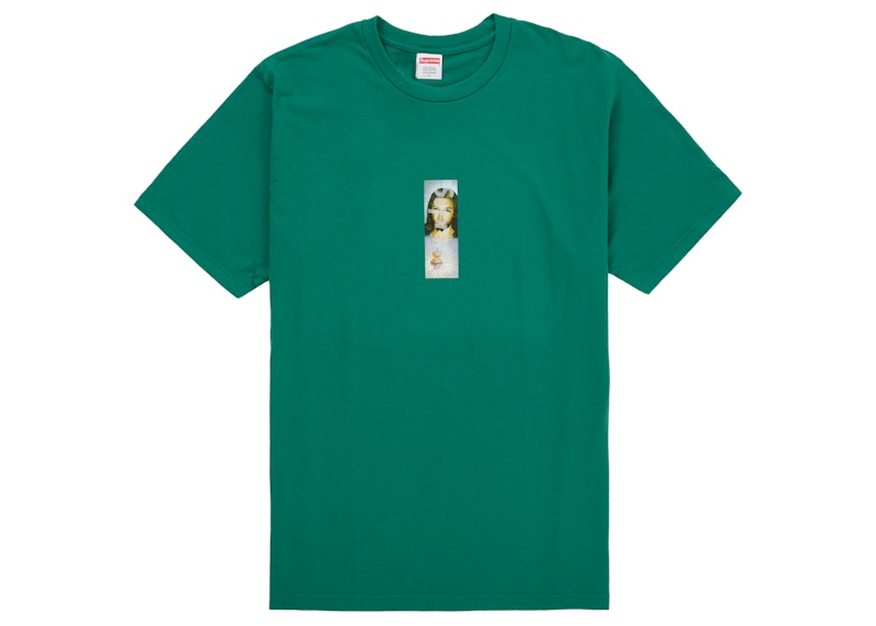 Supreme Prayer Card Box Logo Tee Light Pine
