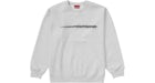 Supreme Precision Crewneck Ash Grey