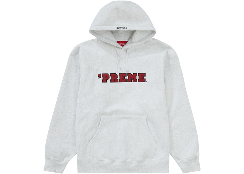 Supreme Preme Hooded Sweatshirt Ash Grey Men's - FW22 - US