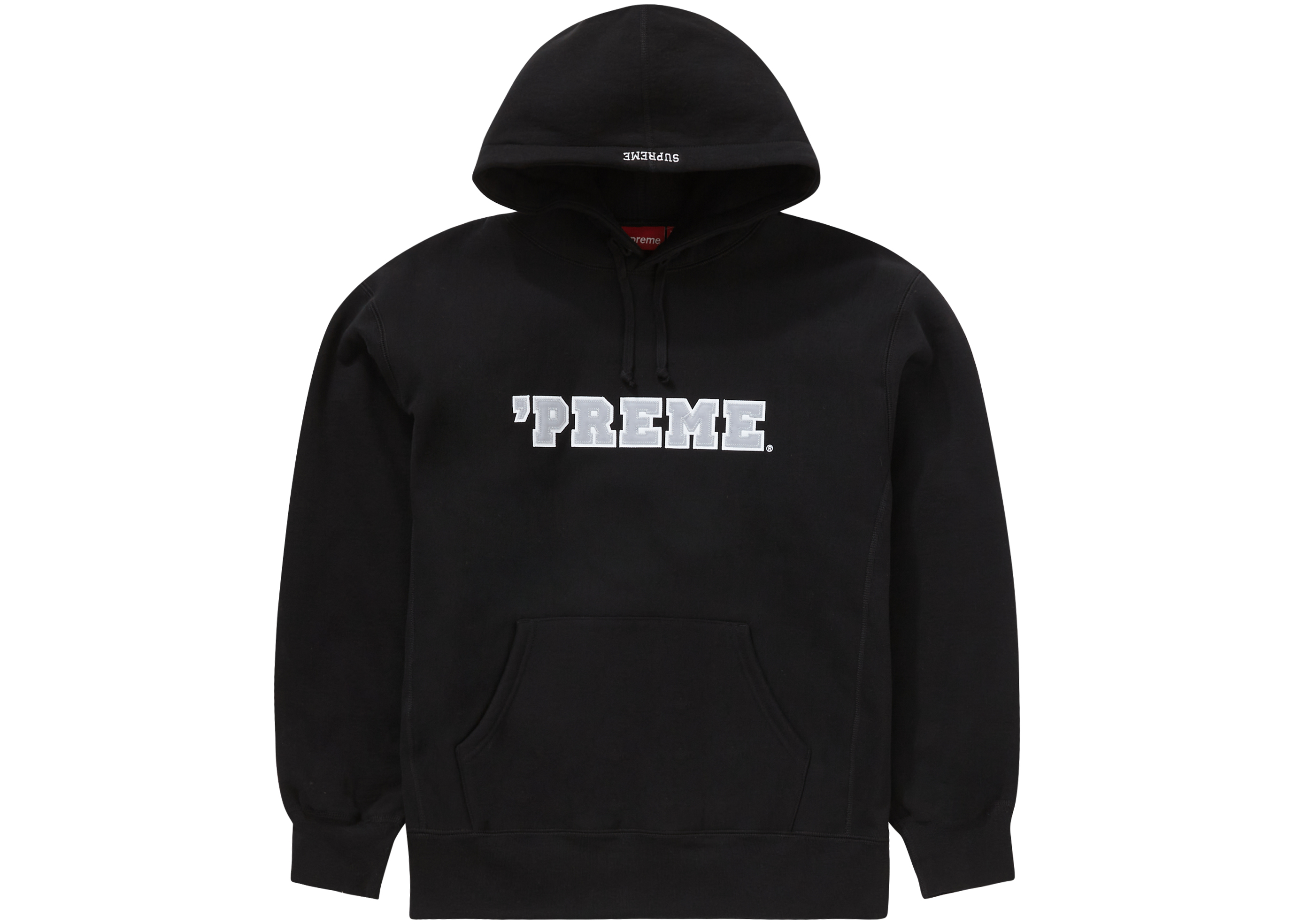 Supreme 22FW Preme Hooded Sweatshirt 黒