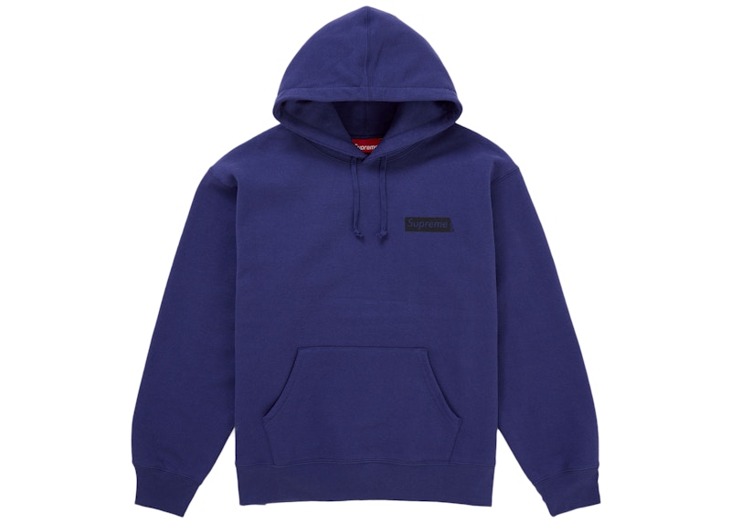 Supreme President Hooded Sweatshirt Dark Blue Men's - FW25 - US