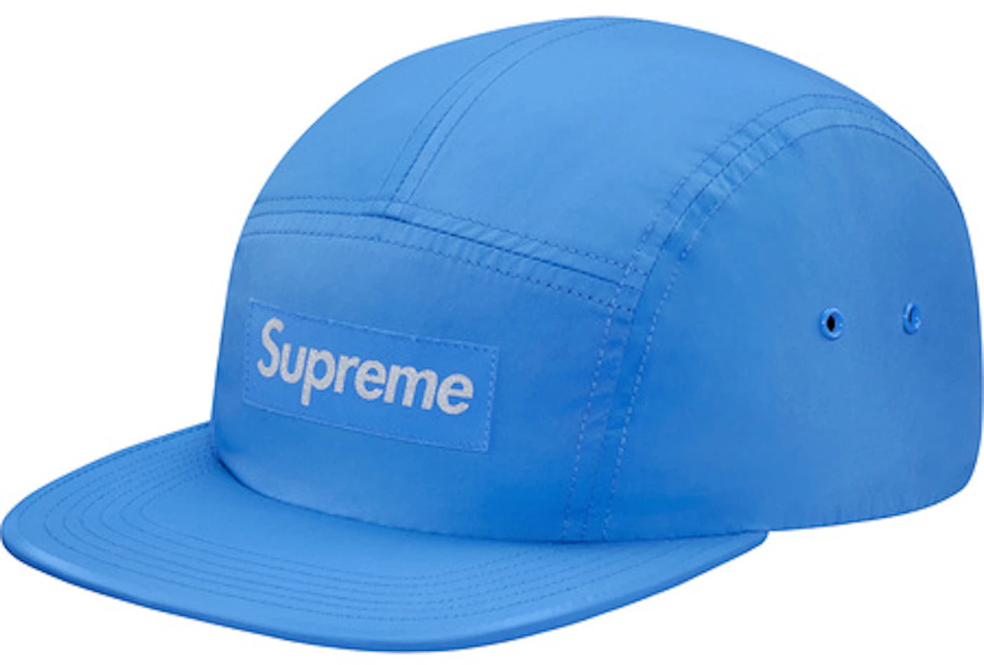 Supreme Denim Skate Logo Camp Cap Blue –
