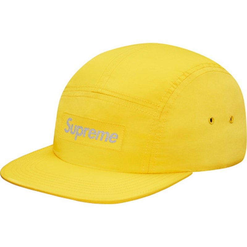 Supreme Printed 3M Reflective Logo Camp Cap Yellow - SS16 Men's - US