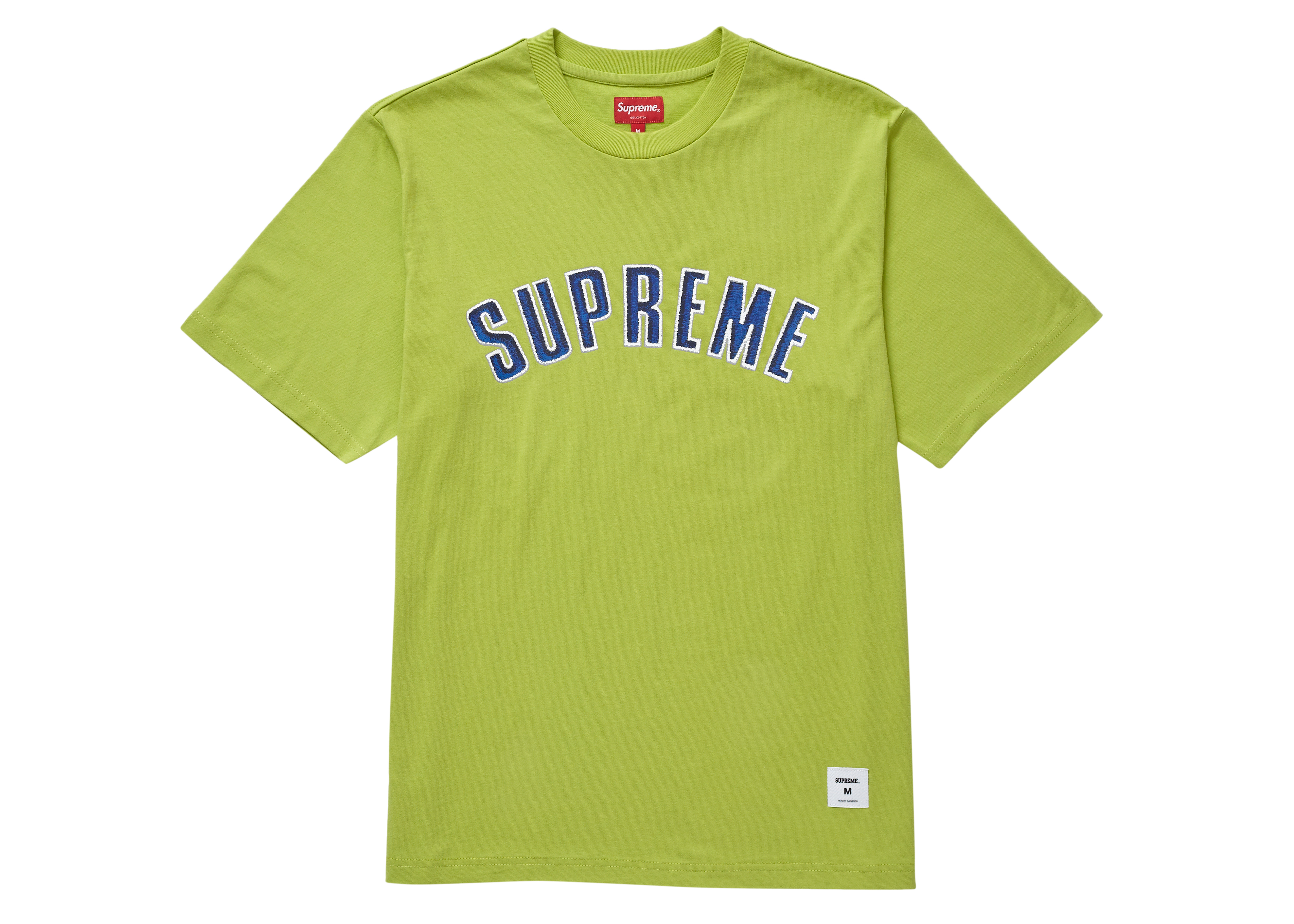 Supreme Printed Arc S/S Top Lime メンズ - FW18 - JP