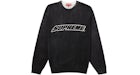 Supreme Printed Washed Sweater Black