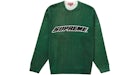 Supreme Printed Washed Sweater Olive