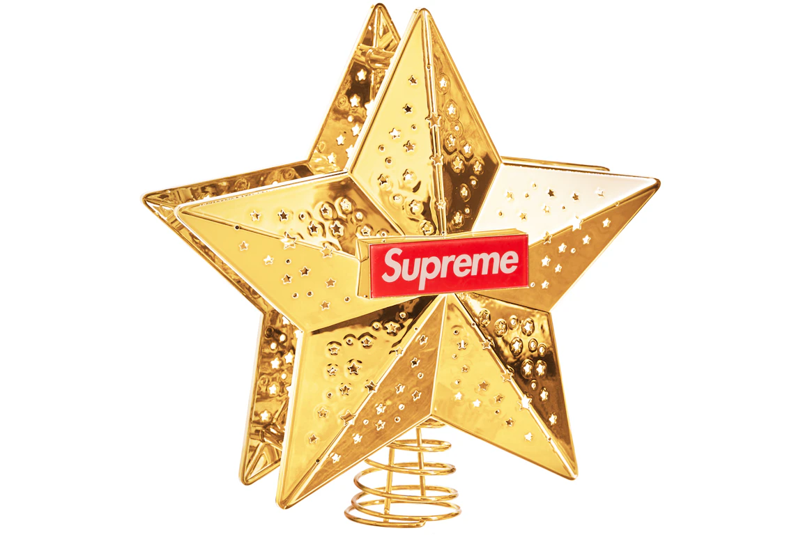 Supreme Projecting Star Tree Topper (US Plug) Gold