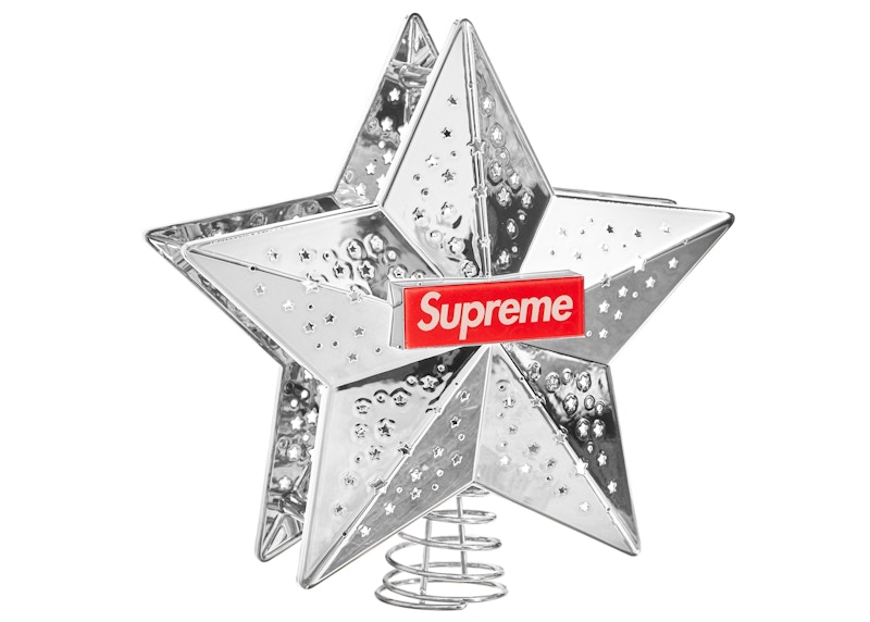 Supreme Projecting Star Tree Topper (UK Plug) Silver