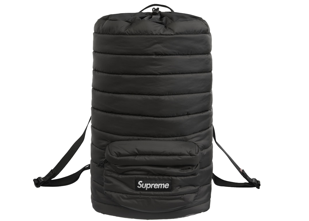 Pre-owned Supreme Puffer Backpack Black