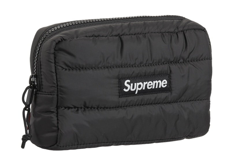 Supreme Puffer Pouch Black ポーチ-