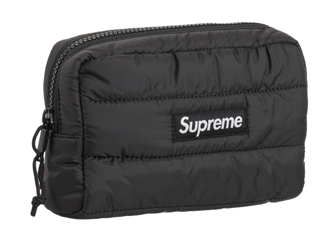 Pre-owned Supreme Puffer Pouch Black