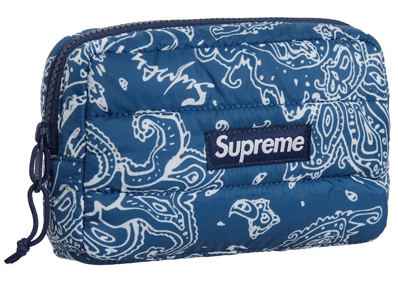 大切な pouch puffer supreme Red 未使用 Paisley 旅行用品 - wownepal