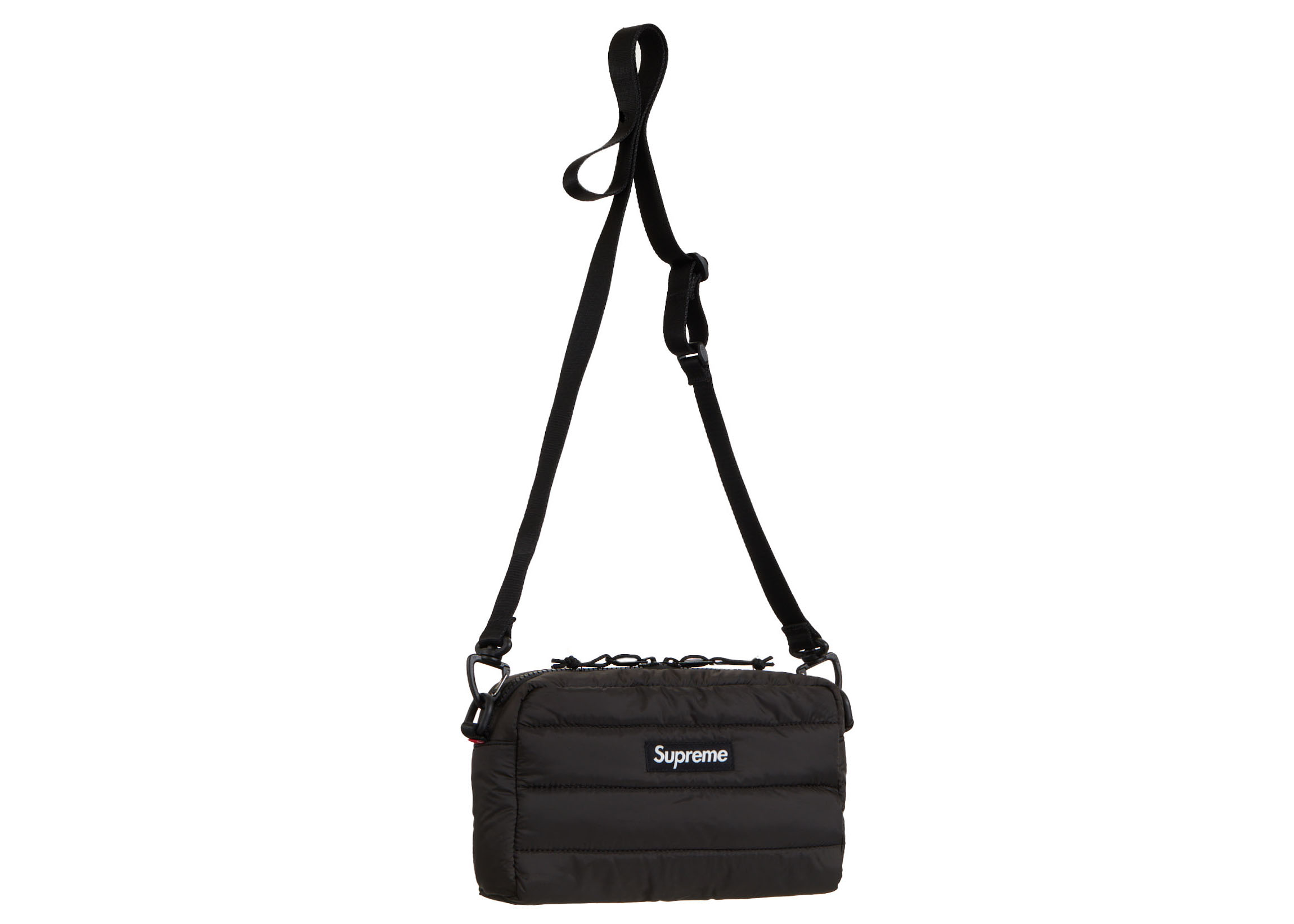 Supreme Puffer Side Bag Black - FW22 - US