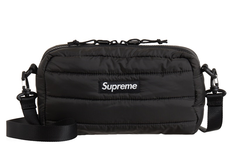 Supreme Puffer Side Bag Black - FW22 - US