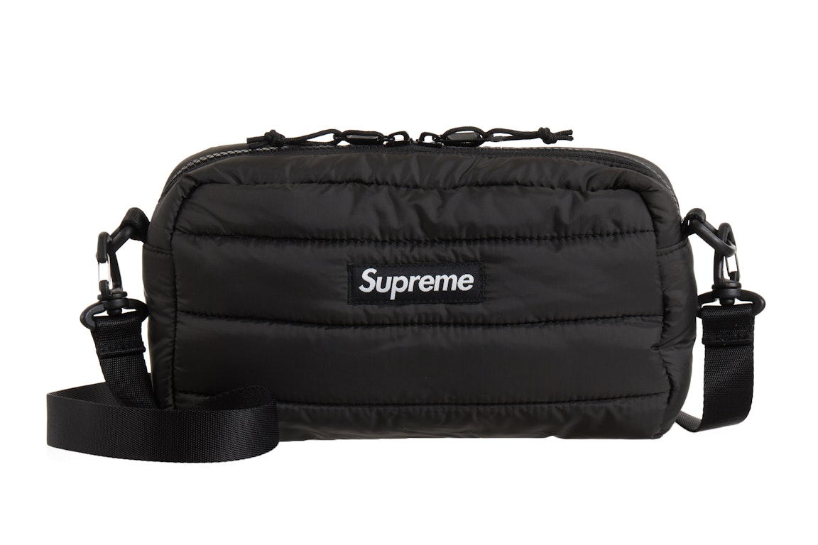 Pre-owned Supreme Puffer Side Bag Black