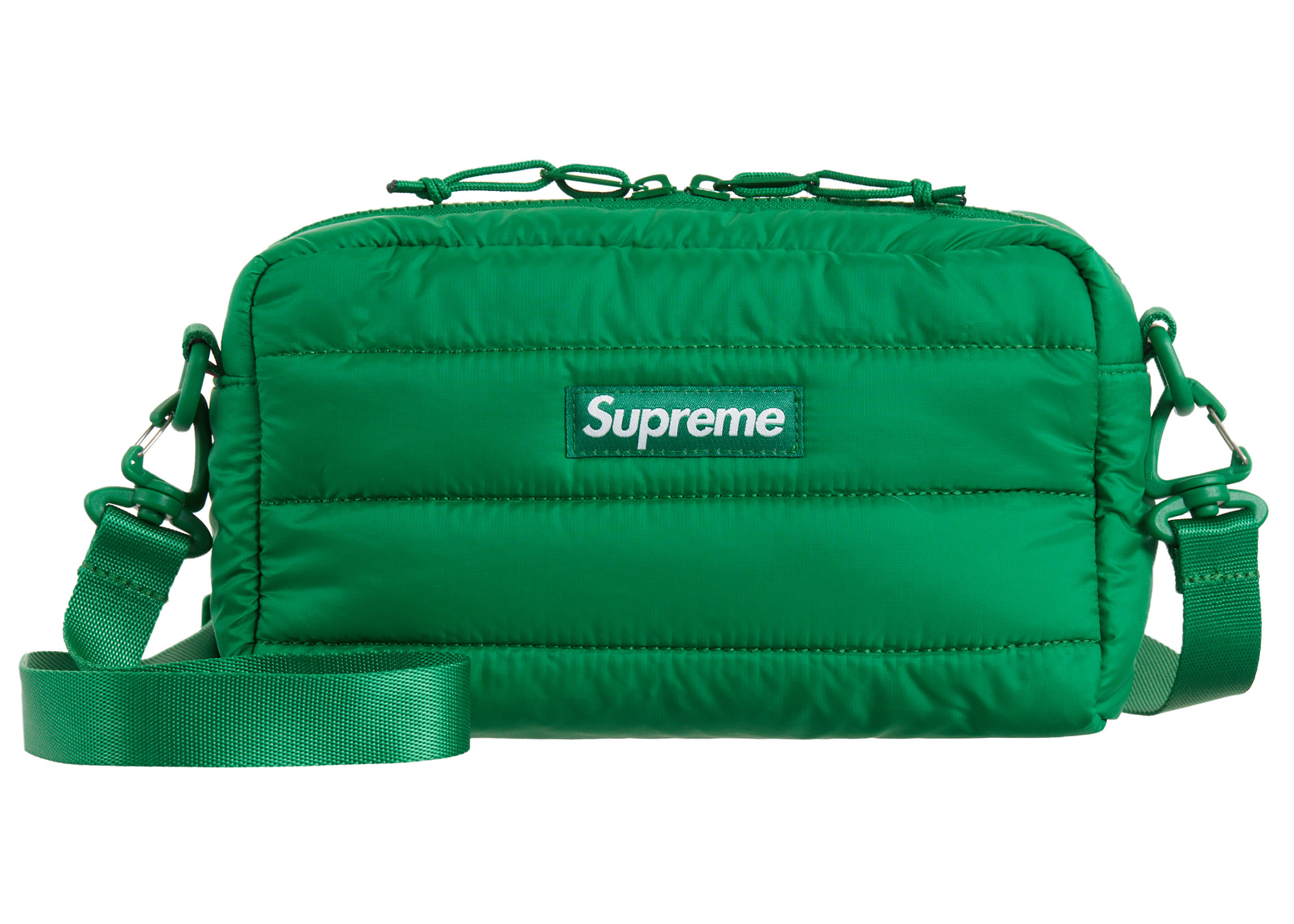 Supreme Puffer Side Bag Green - FW22 - US