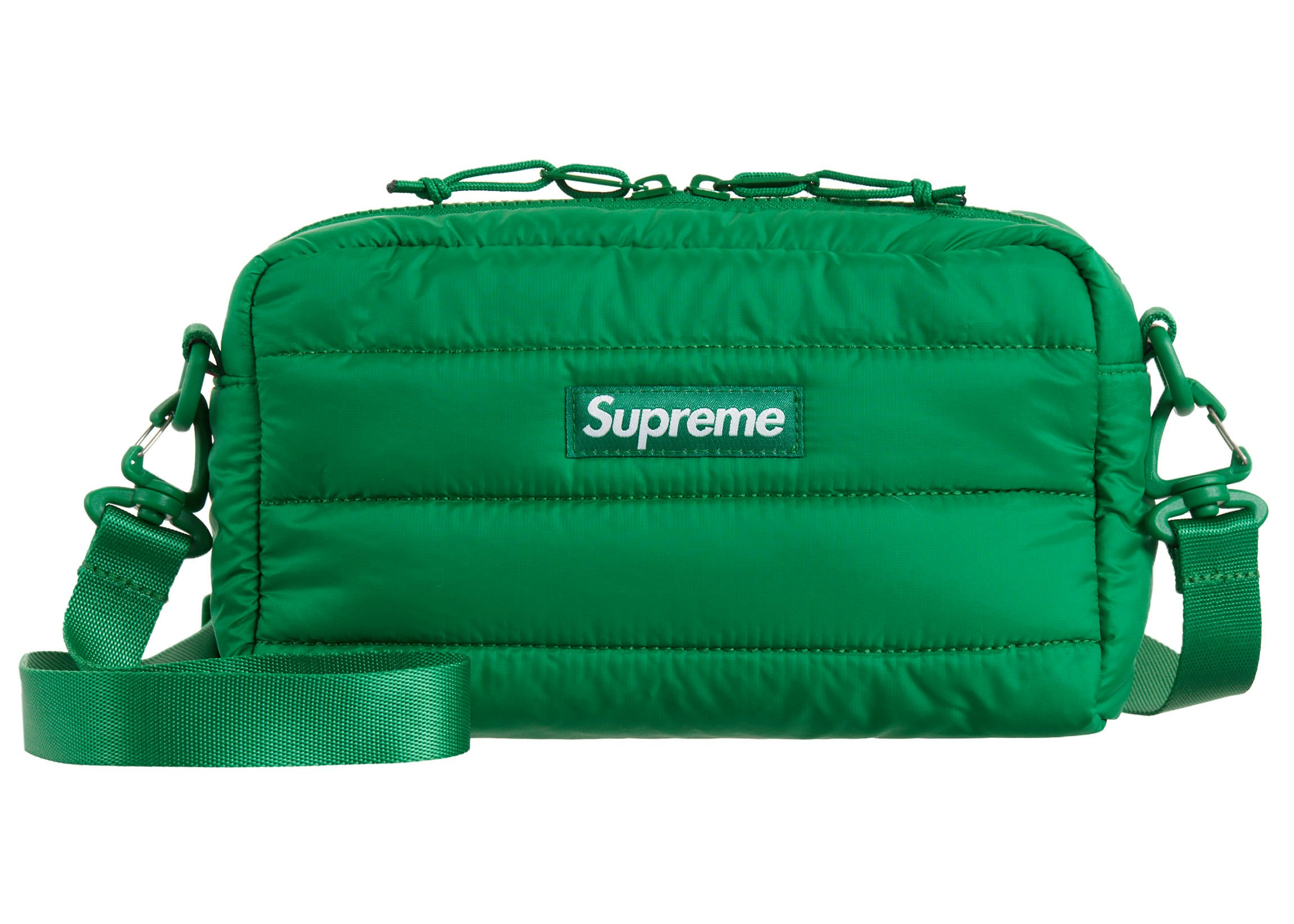 Supreme Puffer Side Bag Green FW22 US