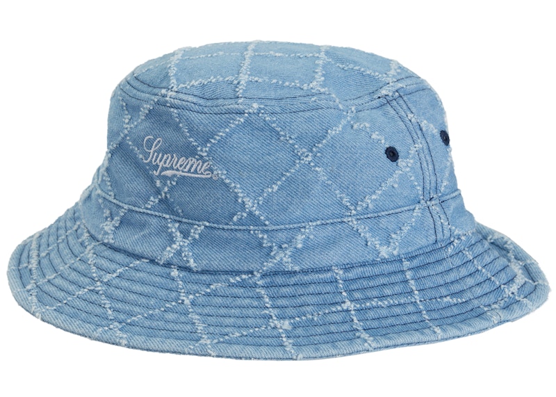 Supreme frayed patchwork denim crusher-