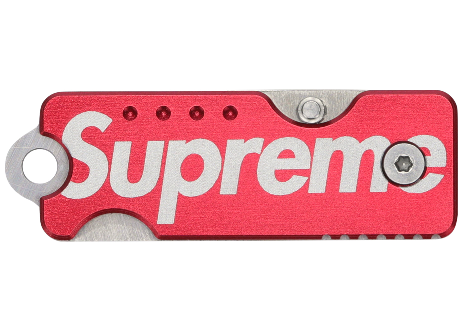 Supreme Quiet Carry Knife Red