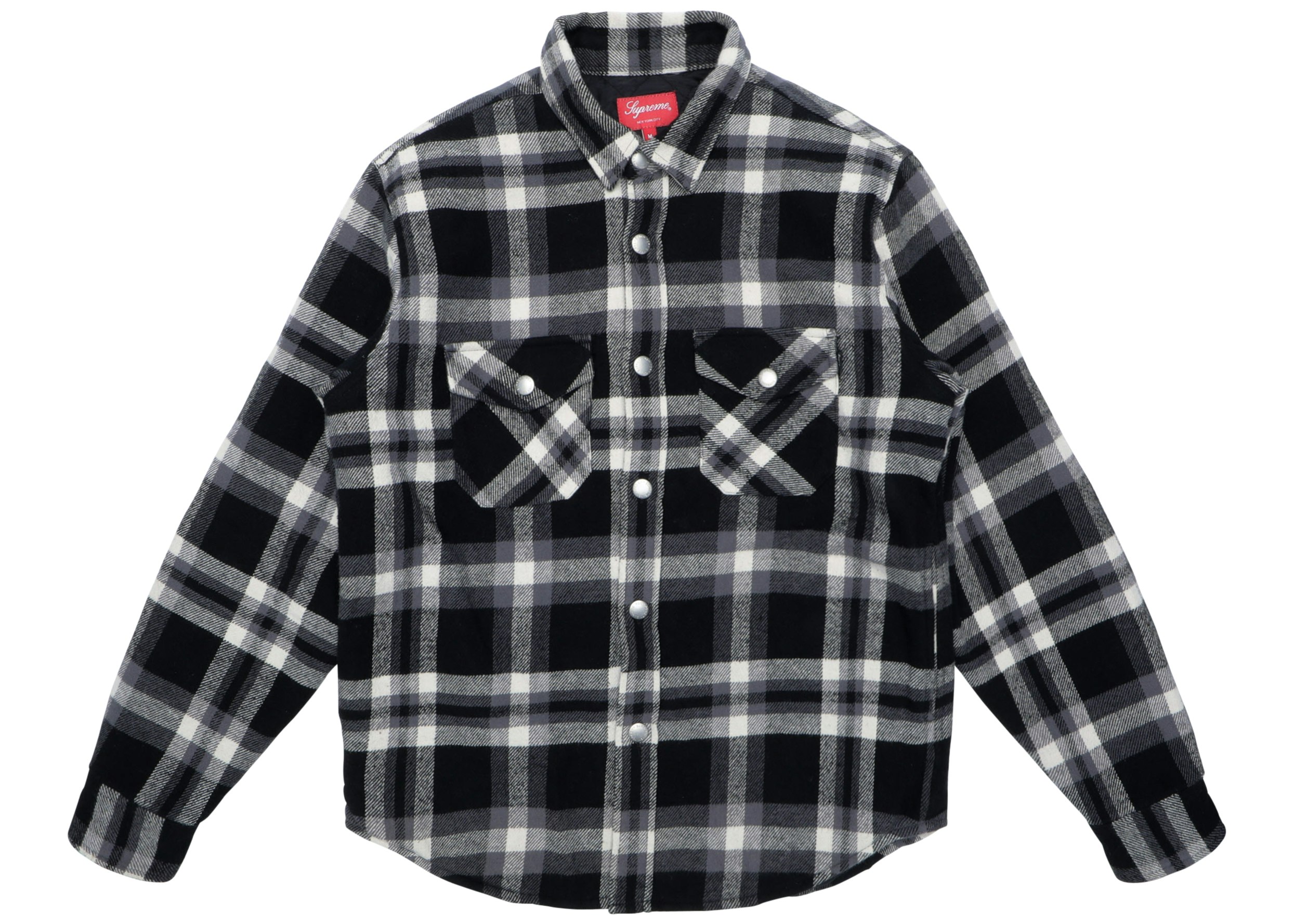 13330円 最大66%OFFクーポン supreme Arc Logo Quilted Flannel Shirt