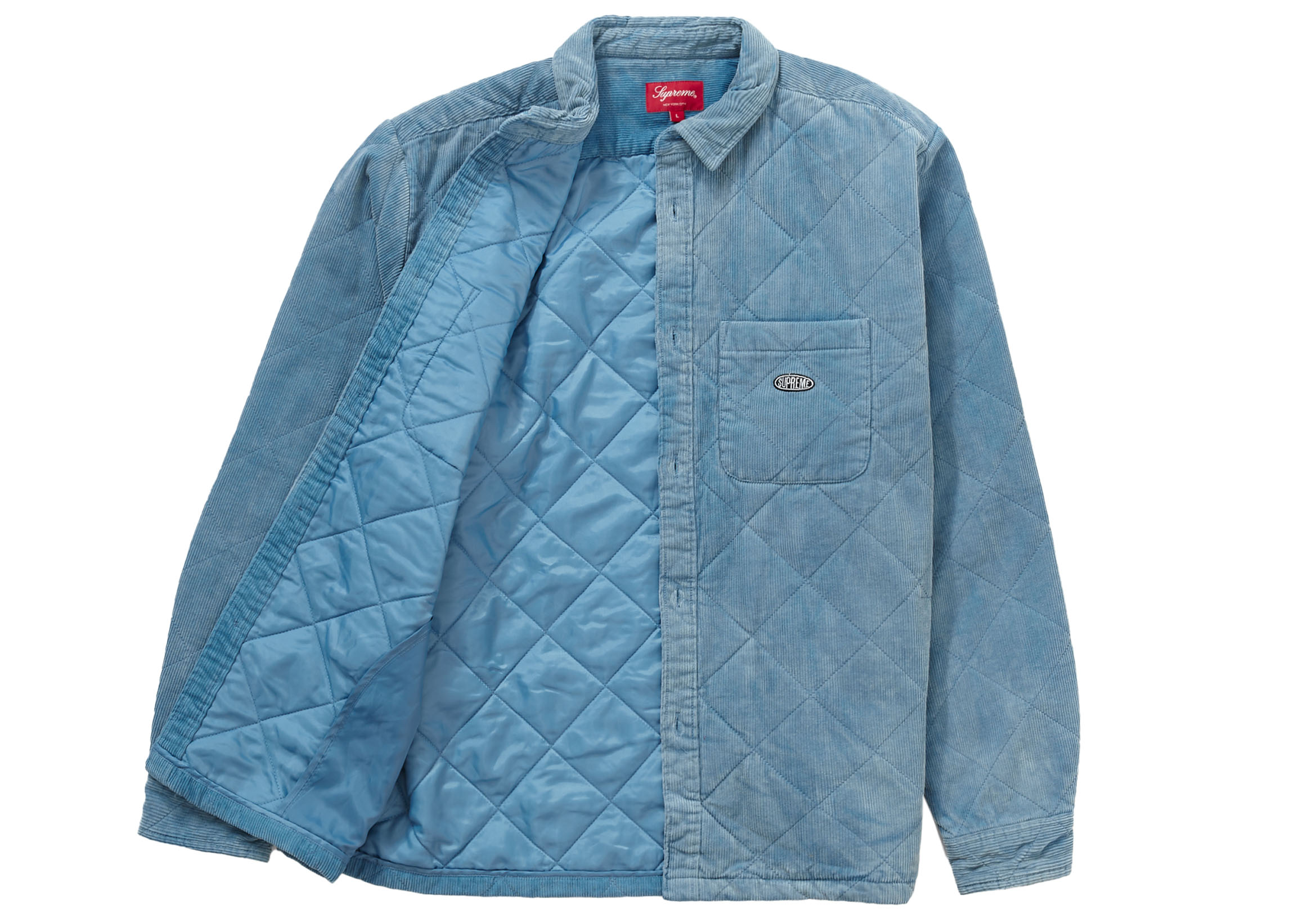 Supreme Quilted Corduroy Shirt着用回数は数回です