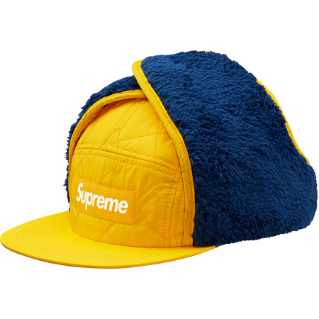 Supreme Quilted Earflap Camp Cap Yellow - FW16 - US