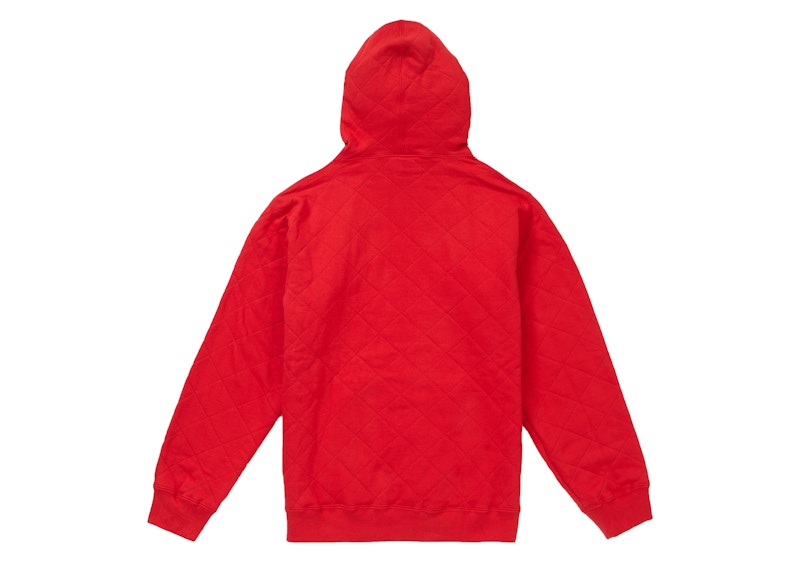 Quilted hooded sweatshirt sales supreme