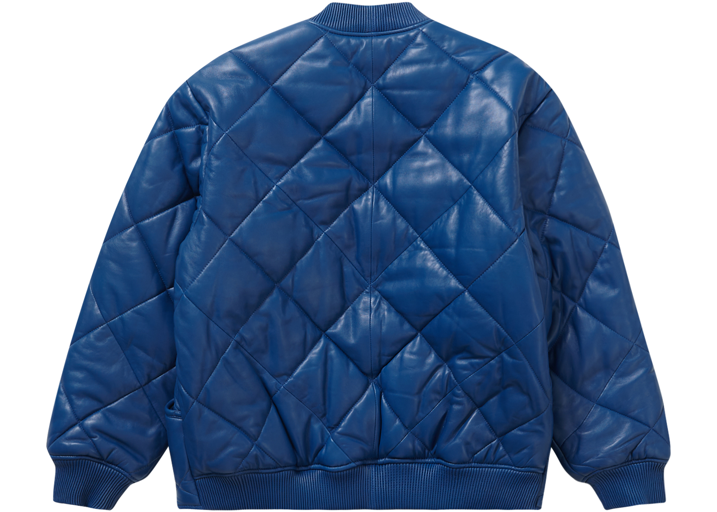 Supreme Quilted Leather Work Jacket Royal メンズ - FW22 - JP