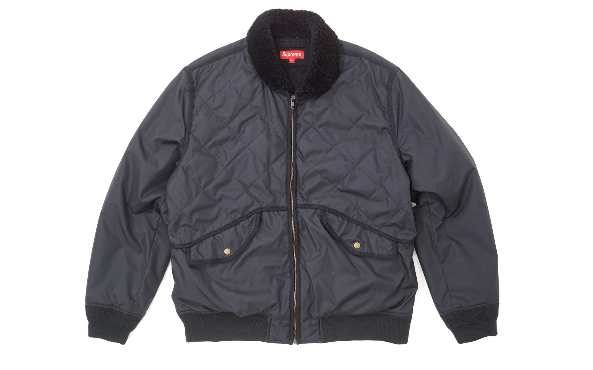 M Supreme Quilted Nylon Tanker Jacket 黒-