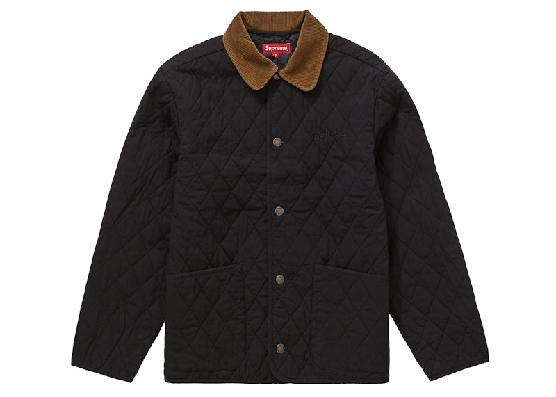 27500円きついですかSupreme Quilted Paisley Jacket Black