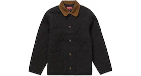 Supreme Quilted Paisley Jacket Black