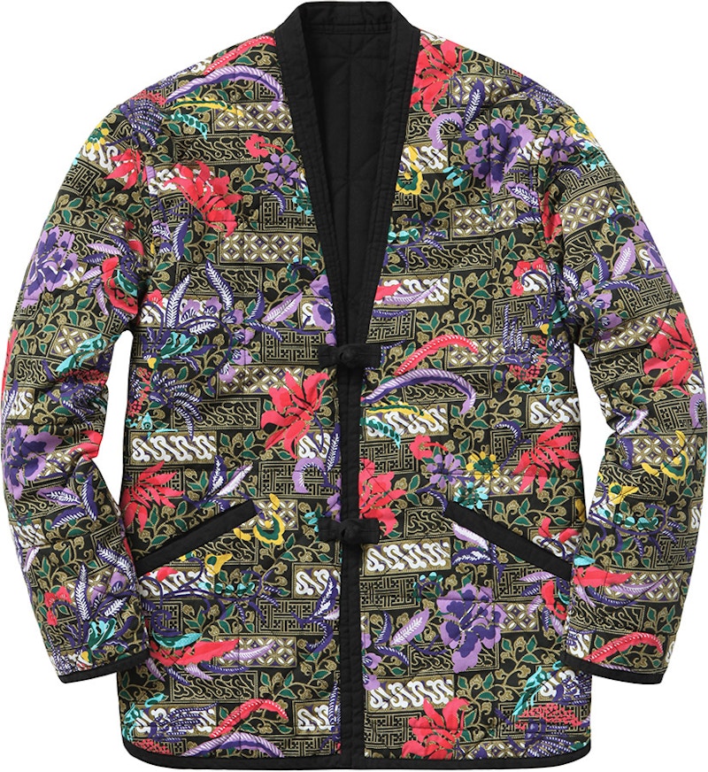 Supreme Quilted Paradise Reversible Jacket Black - SS15 - US