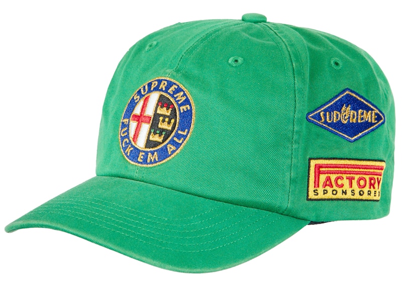 安い店舗Supreme Racing 6-Panel Green グリーン 緑 帽子