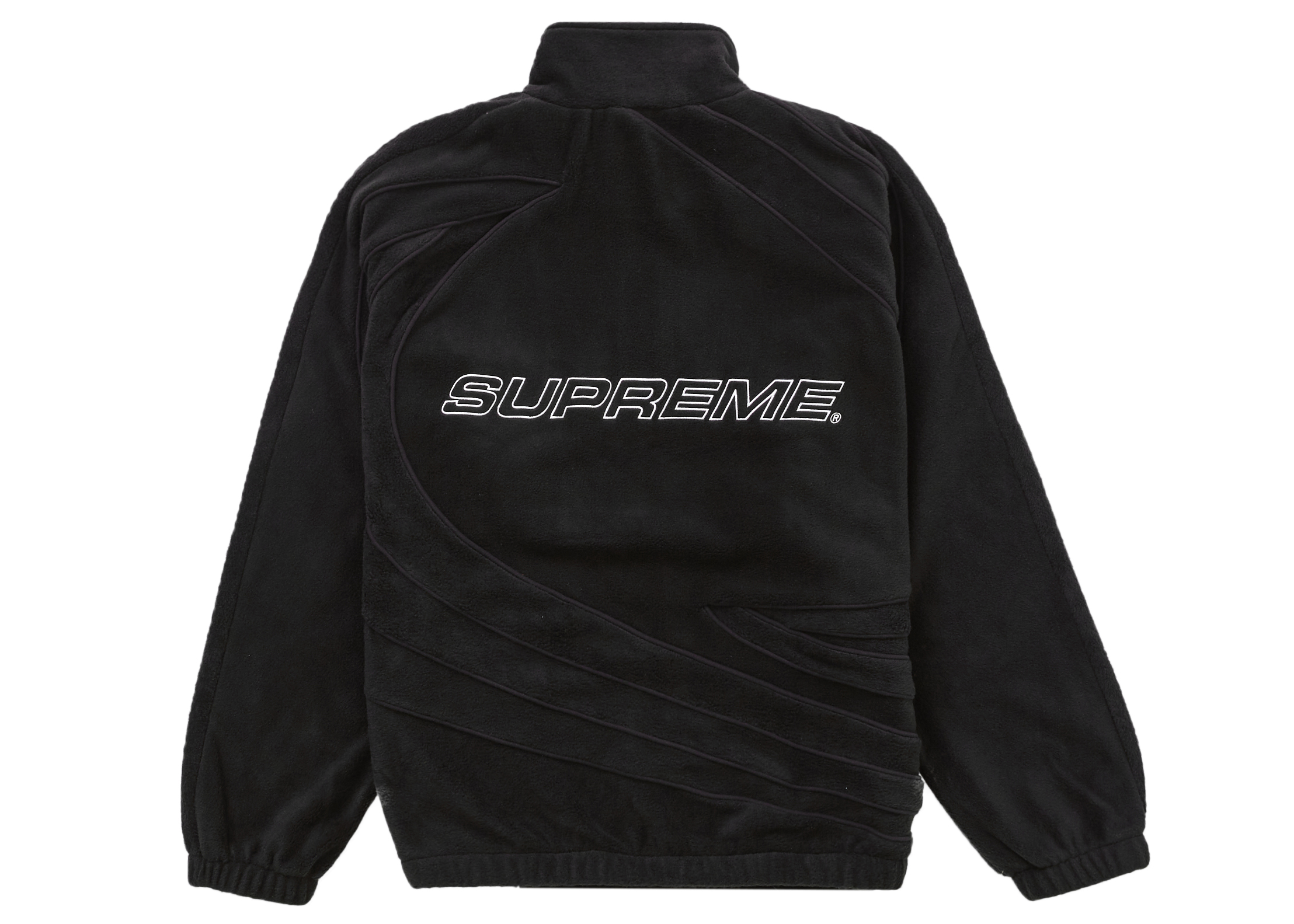 サイズXLsupreme racing fleece jacket black XL