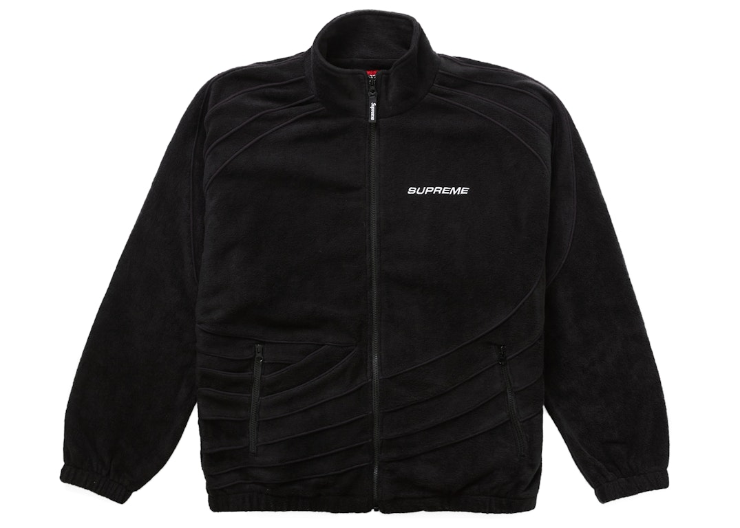 Pre-owned Supreme Racing Fleece Jacket Black